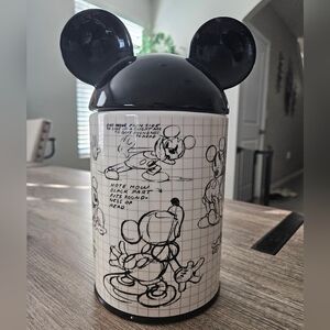 Mickey Mouse Sketchbook Cookie Jar Canister with Ears (Read)